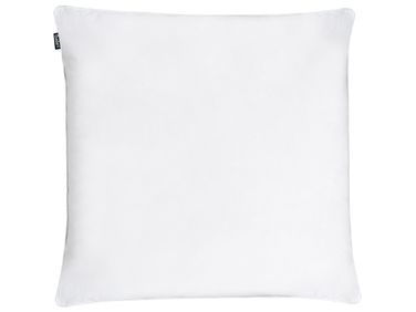 Bed Pillow VIHREN Low Duck Feathers and Down 80 x 80 cm White