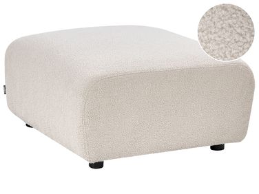 Ottoman KIVVIK Boucle Off-White