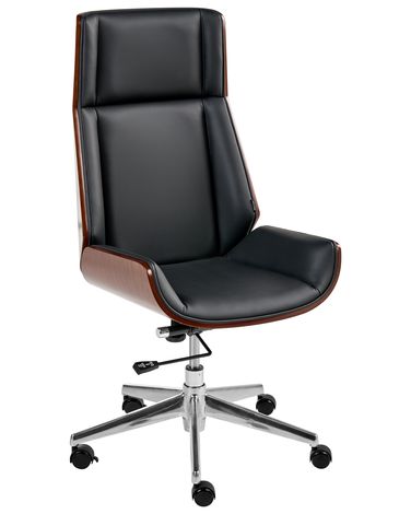 Fauteuil de bureau TAMARACK Cuir PU Noir