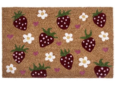 Deurmat SHAININ Meerkleurig 50 x 80 cm Kokos