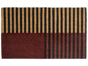 Deurmat TUKSUK Bruin/beige 45 x 75 cm Kokos