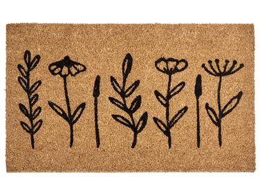 Deurmat AGIAK Natuurlijk 45 x 75 cm Bloem Kokos