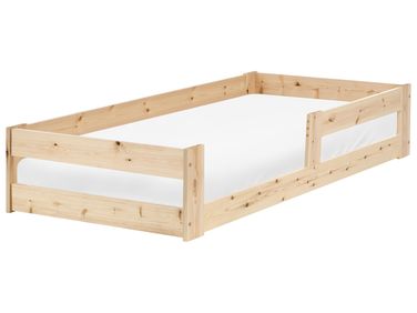 Kinderbed Dennenhout PRIMELLES 90 x 200 cm Lichtbruin