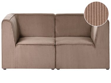 Modular Sofa 2 Seater LEMVIG Corduroy Sand Beige
