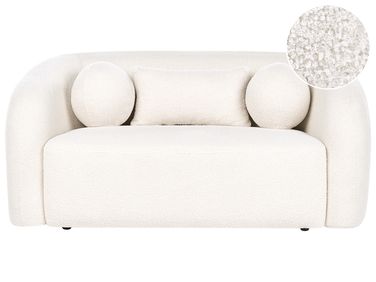 Sofa 2 Seater EGEDAAL Boucle White