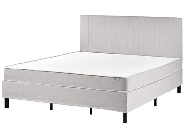 Divan Bed Fabric COUNTESS 180 x 200 cm (EU Super King) Light Grey