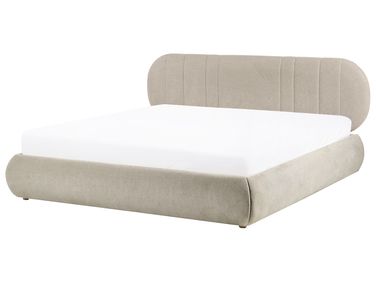 Bed met opbergruimte Stof CAMPAN 180 x 200 cm Taupe