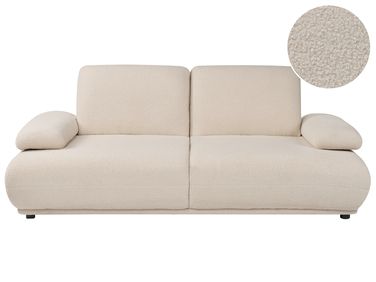 Bank 3-zits NACKA Bouclé Beige
