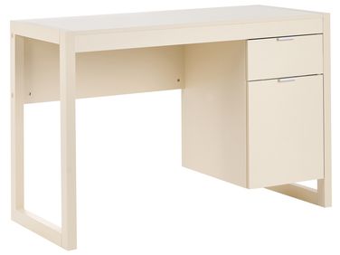 Bureau JOHNSON Lichtbeige 112 cm 50 cm