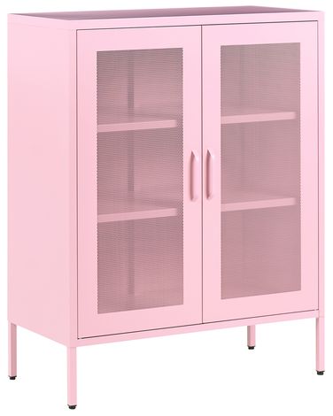 Armoire WAKATIPU Métal Rose