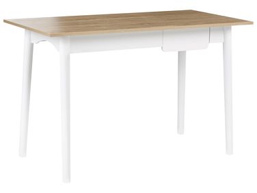 Bureau VITRION Lichtbruin/wit 120 cm 60 cm