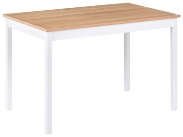 Eettafel HOUSTON Licht eikenhout 125 cm 75 cm
