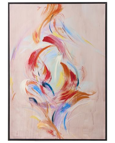 Canvas TUAM Abstract Motif Pink