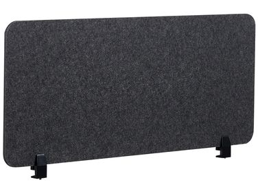 Bureauscheidingswand SPLIT 120 x 50 cm Donkergrijs