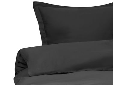 Dekbedovertrekset PARKROSE Katoen-satijn 220 x 240 cm Zwart
