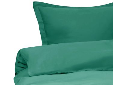 Dekbedovertrekset PARKROSE Katoen-satijn 150 x 200 cm Groen