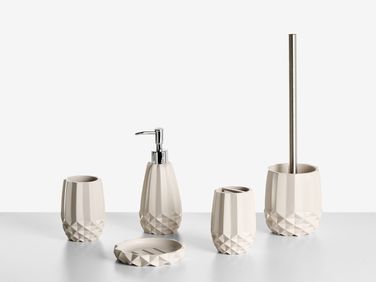 5-Piece Bathroom Accessories Set SAMIRIA Beige