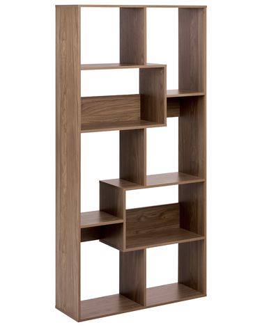 6 Tier Bookcase CHATEH 180 cm Brown