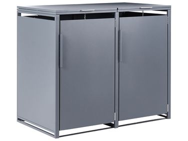 Containerombouw 480 L PIACENZA Dubbel Metaal Donkergrijs