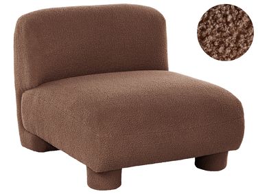 1-Seat Section MJALBI Boucle Brown