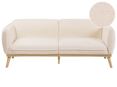 Canapé 3 places LJUNG Bouclé Beige clair