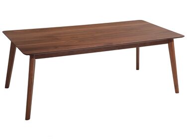 Eettafel MADOX Donker walnoothout 200 cm 100 cm