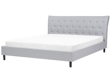 Bed Fabric SAVERNE 180 x 200 cm (EU Super King) Light Grey
