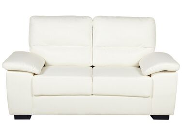 Sofa 2 Seater VOGAR Faux Leather Off-White