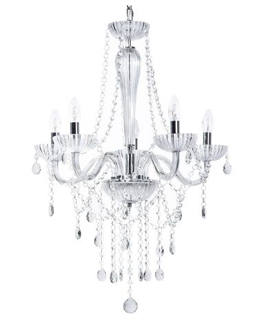 Chandelier LOCONE Crystal Silver