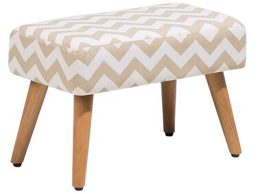 Repose-pied TAKOMA Coton Beige