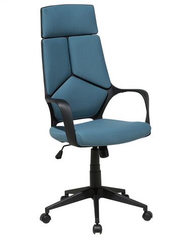 Chaise de bureau DELIGHT Bleu paon