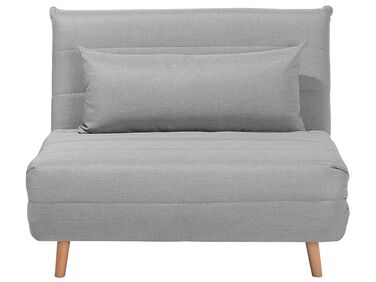 Fauteuil convertible SETTEN Tissu Gris clair