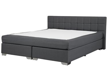 Divan Bed Fabric ADMIRAL 180 x 200 cm (EU Super King) Dark Grey