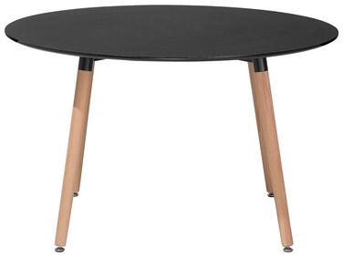 Eettafel BOVIO Zwart 120 cm 120 cm