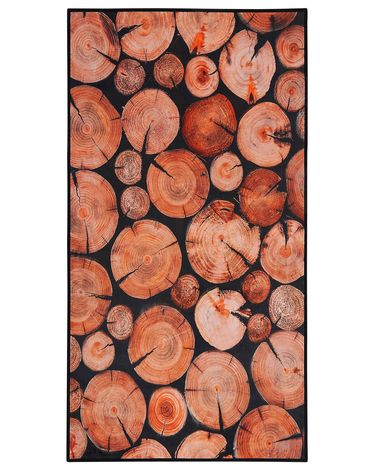 Rug KARDERE Brown 80 x 150 cm