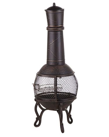 Grill Fire Pit TACORA Metal Black