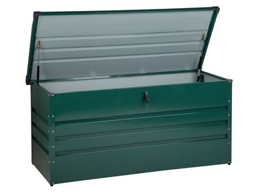 Coffre de rangement CEBROSA 132 cm 62 cm Vert foncé