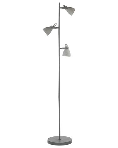 Floor Lamp MISTAGO Adjustable Concrete Grey
