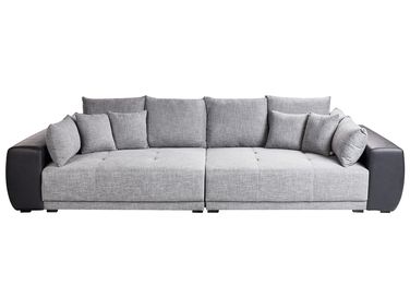 Sofa 4 Seater TORPO Fabric Grey
