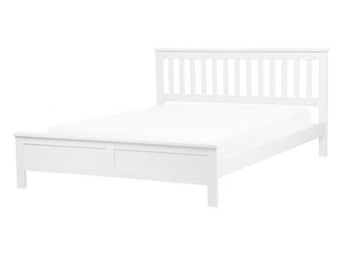 Bed Dennenhout MAYENNE 140 x 200 cm Wit