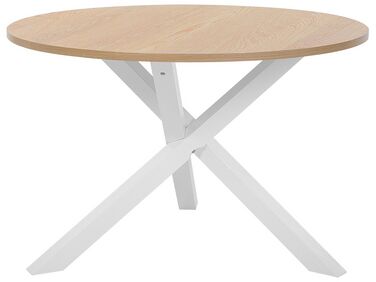 Eettafel JACKSONVILLE Lichtbruin 120 cm 120 cm