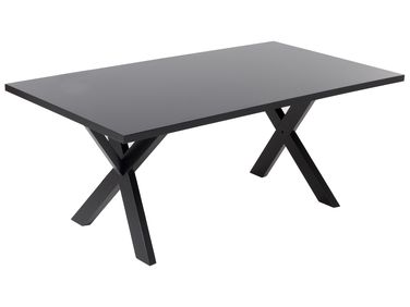Eettafel LISALA Zwart 180 cm 100 cm