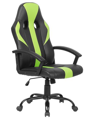 Chaise de bureau SUCCESS Cuir PU Vert citron
