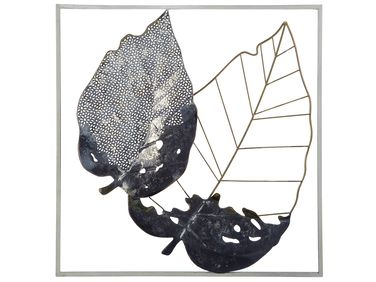 Décoration murale Feuille RHENIUM Métal 50 cm Multicolore