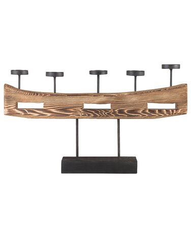 Bougeoir GUATEMALA Bois de pin 36 cm Marron
