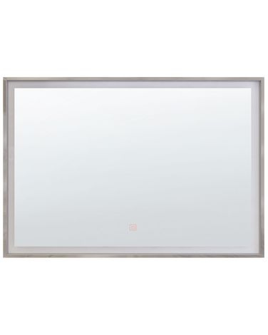 LED badkamerspiegel ARGENS 80 cm 60 cm Zilver