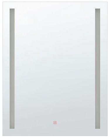 LED badkamerspiegel MARTINET 60 cm 80 cm Zilver