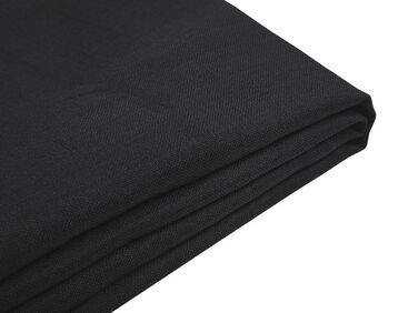 Bed Frame Cover FITOU 180 x 200 cm Black