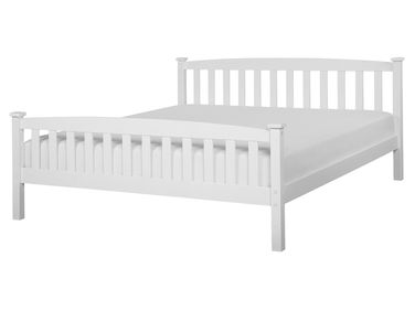 Bed Dennenhout GIVERNY 160 x 200 cm Wit
