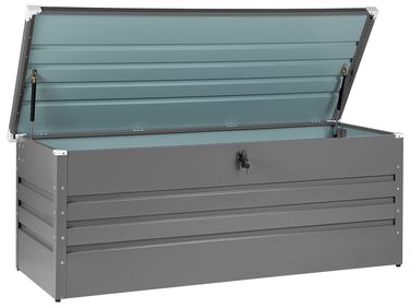 Coffre de rangement CEBROSA 165 cm 70 cm Gris